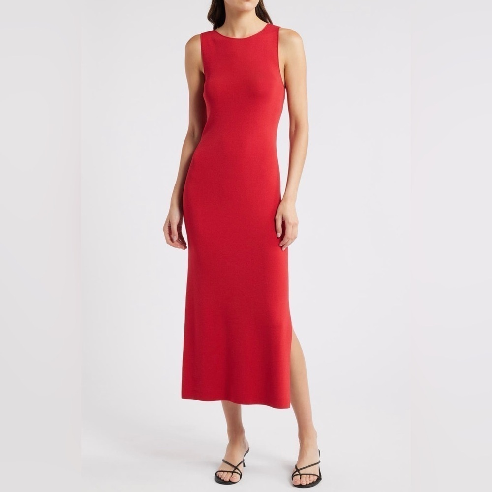 Rails Alora Dress Cherry Red Color size Small NWT ⚠️Flaw